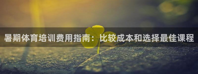 耀世平台代理注册登录：暑期体育培训费用指南：比较成本