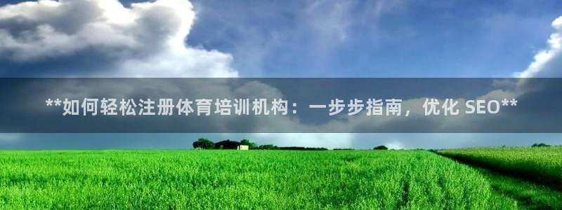 耀世娱乐是什么平台：**如何轻松注册体育培训机构：一