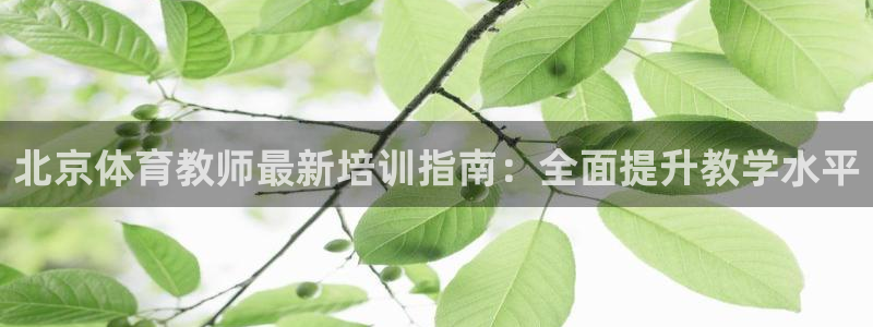 耀世平台注册流程图片：北京体育教师最新培训指南：全面