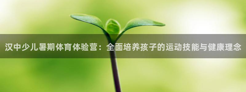 耀世娱乐怎么注册不了：汉中少儿暑期体育体验营：全面培养孩子的